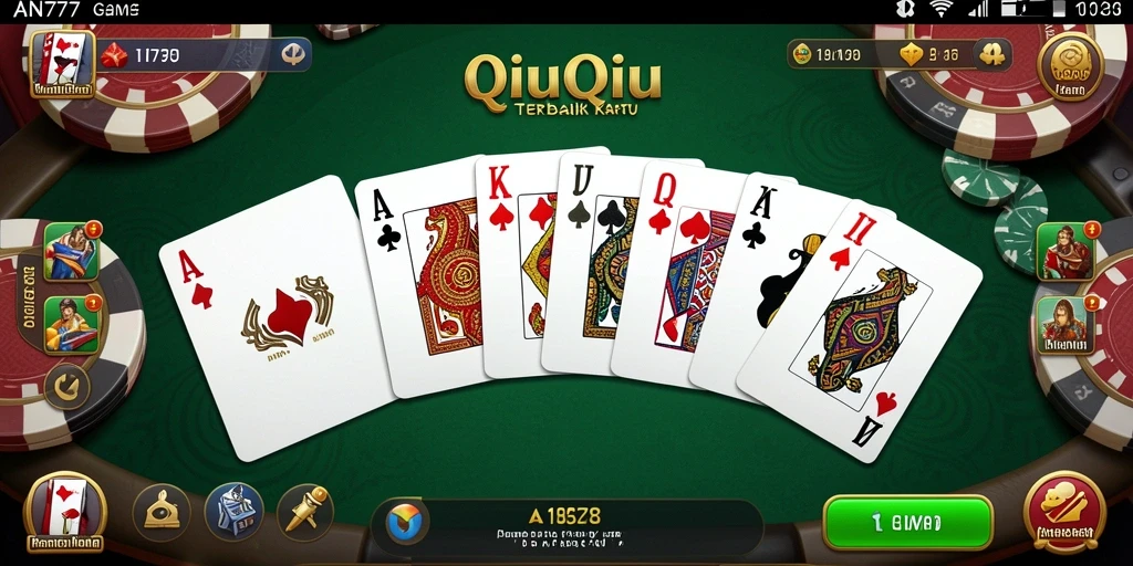 Tampilan gameplay QiuQiu yang seru dan menantang.