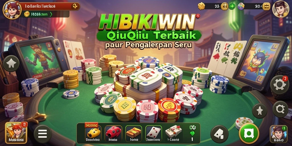 Gameplay QiuQiu yang menarik dan menegangkan di HIBIKIWIN.