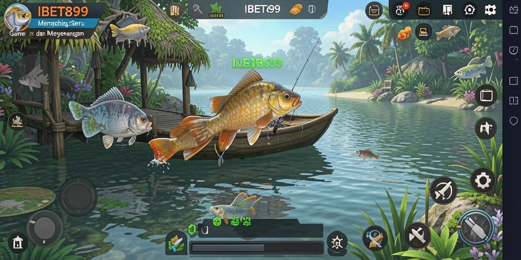 Tampilkan screenshot IBET899 dengan aksi memancing yang seru.