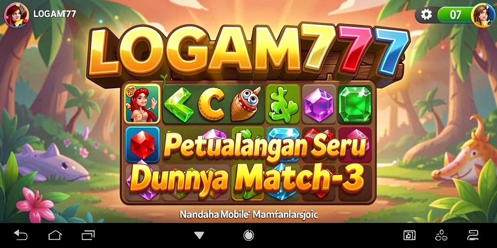 Gameplay LOGAM777 yang menantang dan penuh warna.