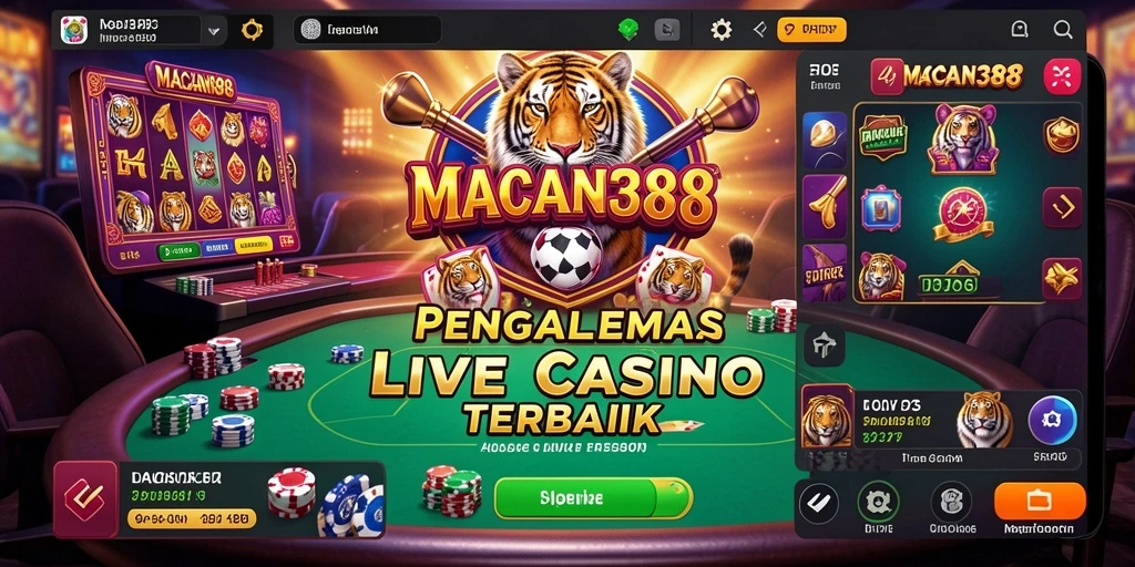 Tampilan gameplay Live Casino yang menarik dan interaktif di MACAN388.