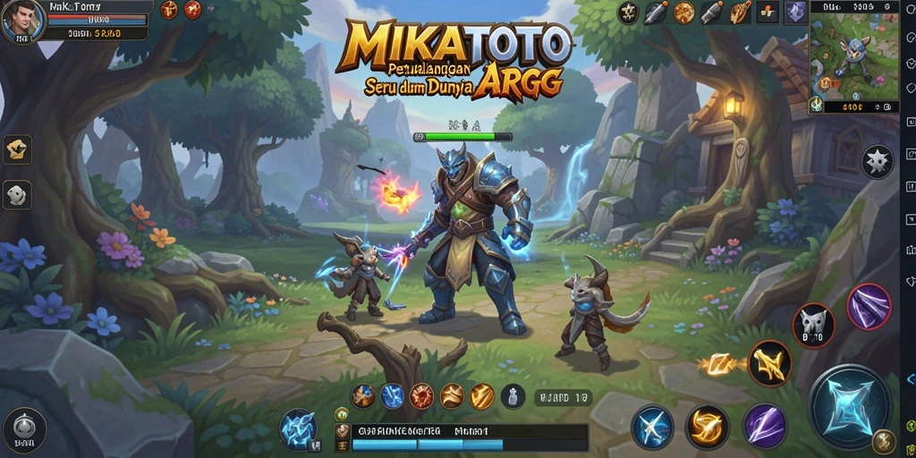 Tampilan gameplay MIKATOTO dengan aksi ARPG yang mendebarkan.