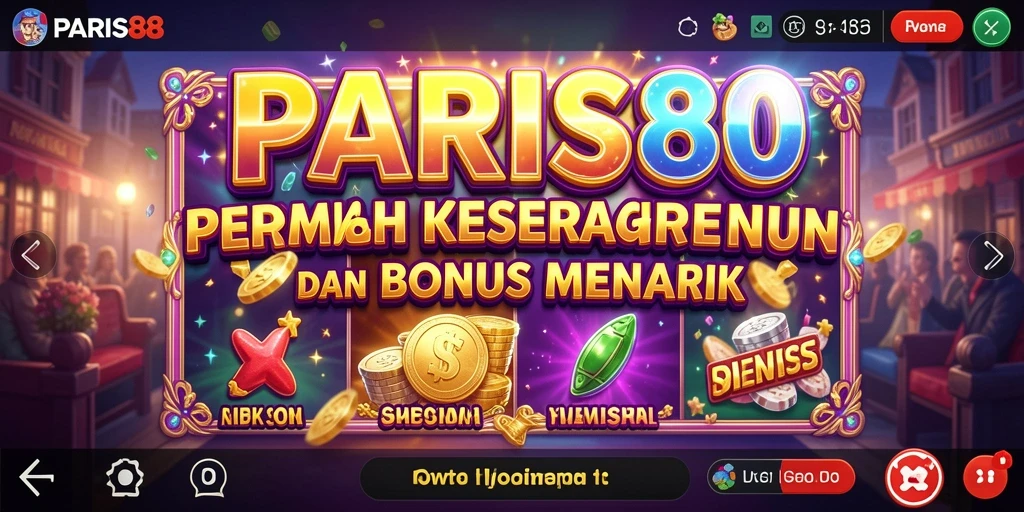 Gameplay Slot PARIS88 yang seru dan mendebarkan.
