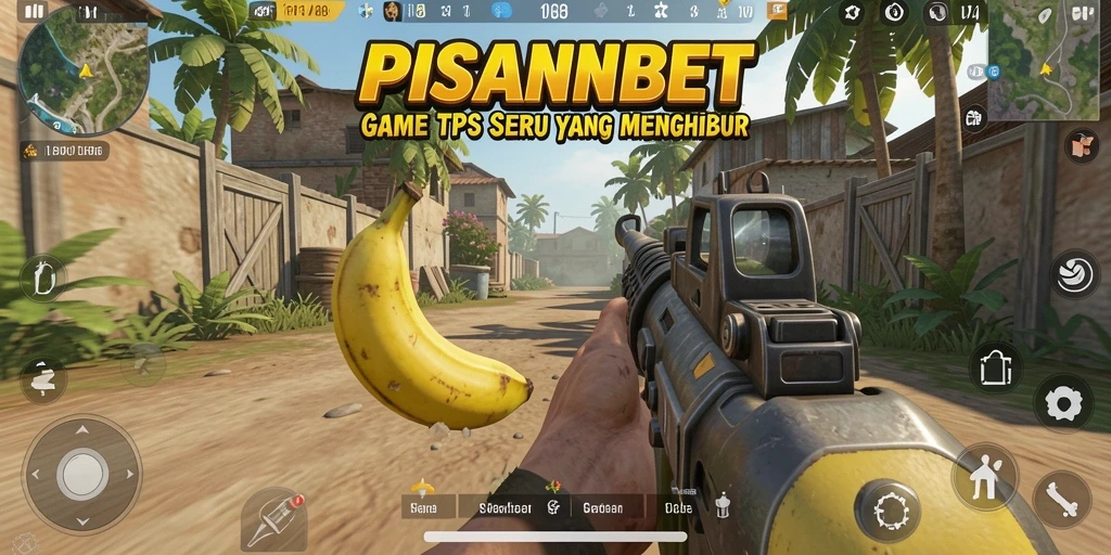 Screenshot PISANGBET menampilkan aksi seru dalam gameplay TPS.