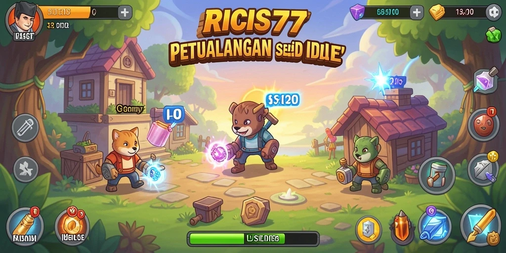 Tampilan gameplay seru RICIS77 yang menarik dan interaktif.