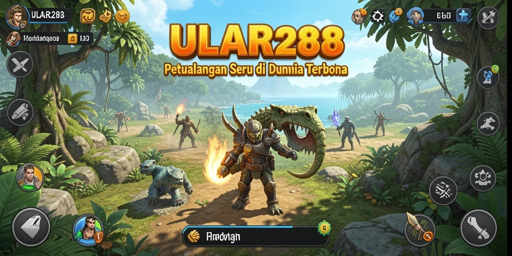 Tampilan gameplay ULAR288 yang menakjubkan di dunia terbuka.